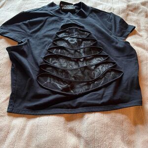 Killstar Hettie Slashed Crop Top  Size L